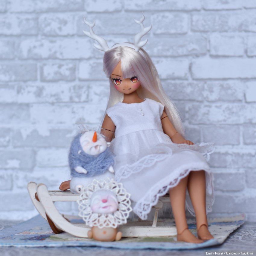 Белый олень — ООАК и репейнт игровых кукол: Bratz (фото 4)