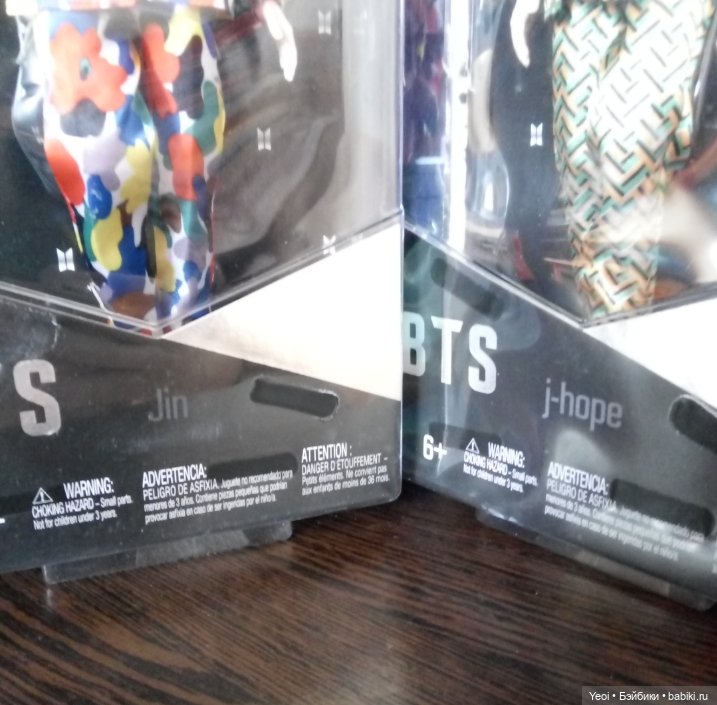 Куклы BTS от Маттел, Джей - Хоуп и Джин (фото 2)