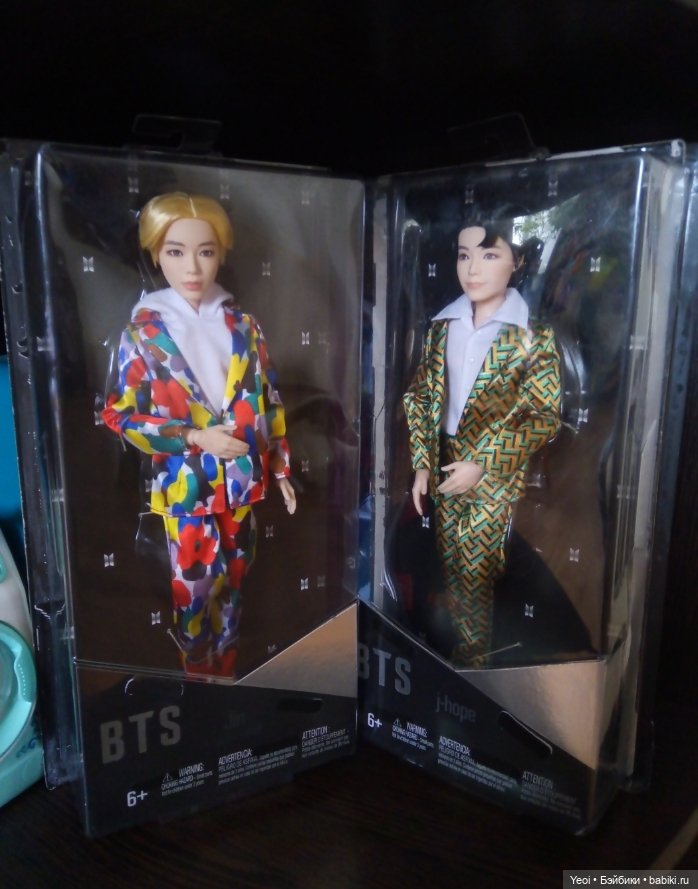 Куклы BTS от Маттел, Джей - Хоуп и Джин