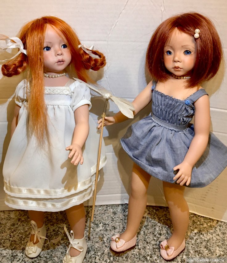 Даффна и Сюзи полностью фарфоровые от Dianna Effner (молд Dawn) (фото 2)