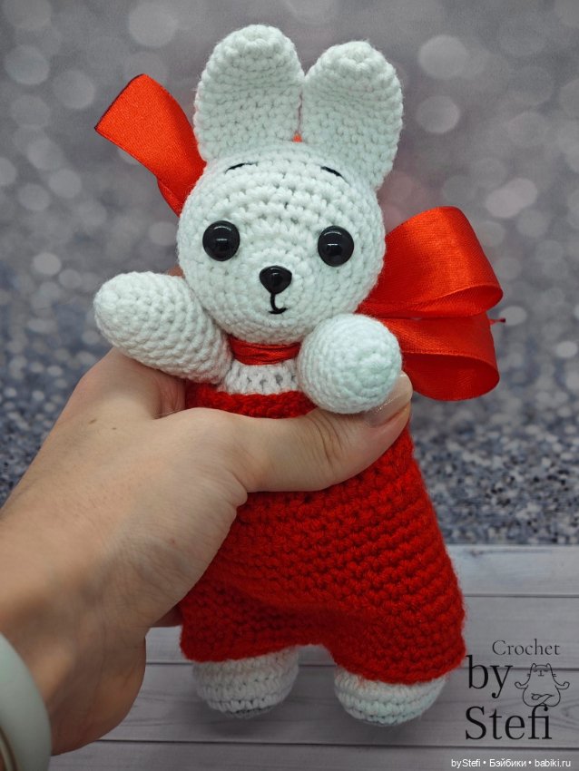 Любимый зайчишка — Вязаные игрушки и амигуруми: крючком (фото 5)