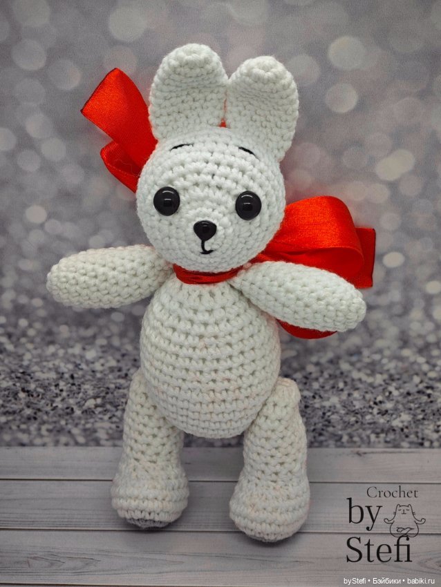 Любимый зайчишка — Вязаные игрушки и амигуруми: крючком (фото 3)