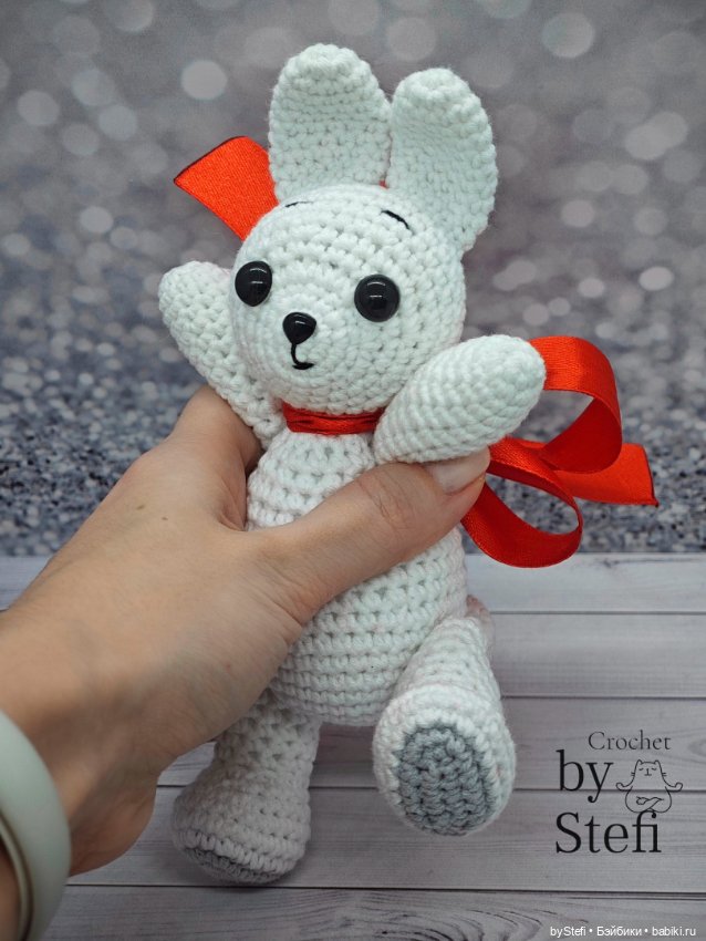 Любимый зайчишка — Вязаные игрушки и амигуруми: крючком (фото 2)