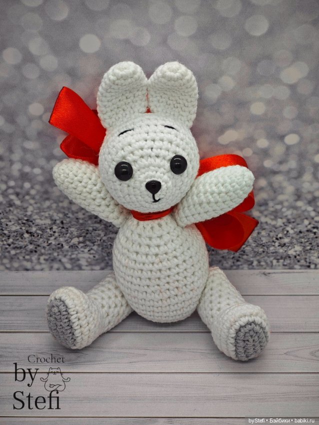 Любимый зайчишка — Вязаные игрушки и амигуруми: крючком