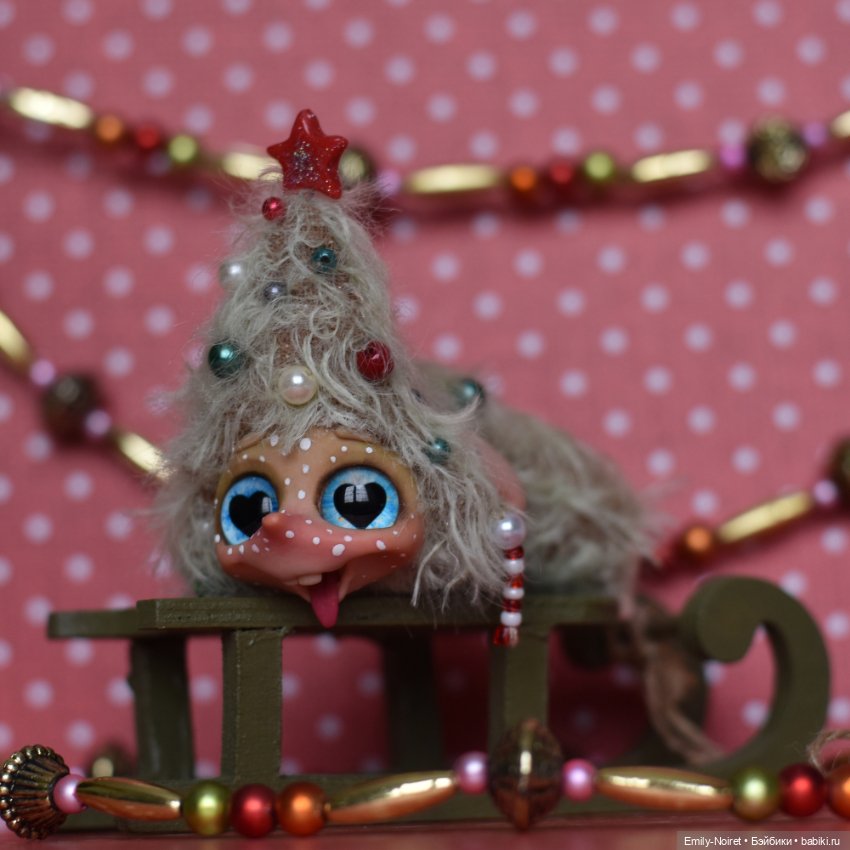 Весельчаки ёлочка и моль — Домашние фото авторских игрушек: Тедди (фото 3)