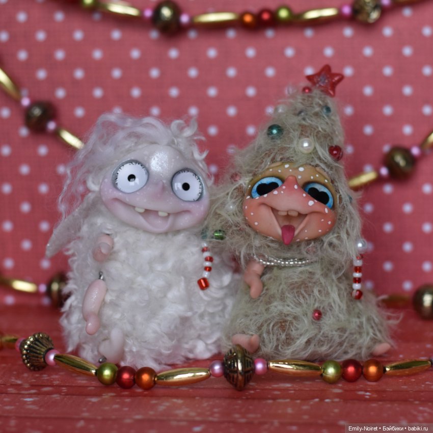 Весельчаки ёлочка и моль — Домашние фото авторских игрушек: Тедди (фото 4)