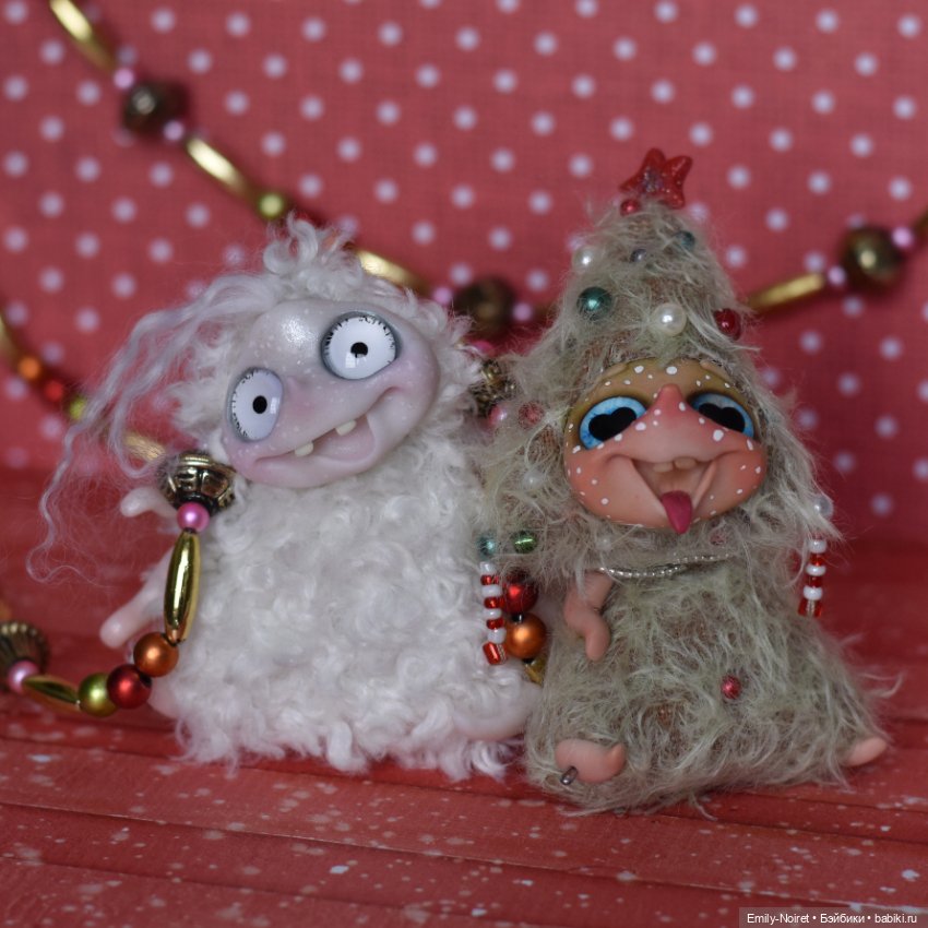 Весельчаки ёлочка и моль — Домашние фото авторских игрушек: Тедди (фото 7)