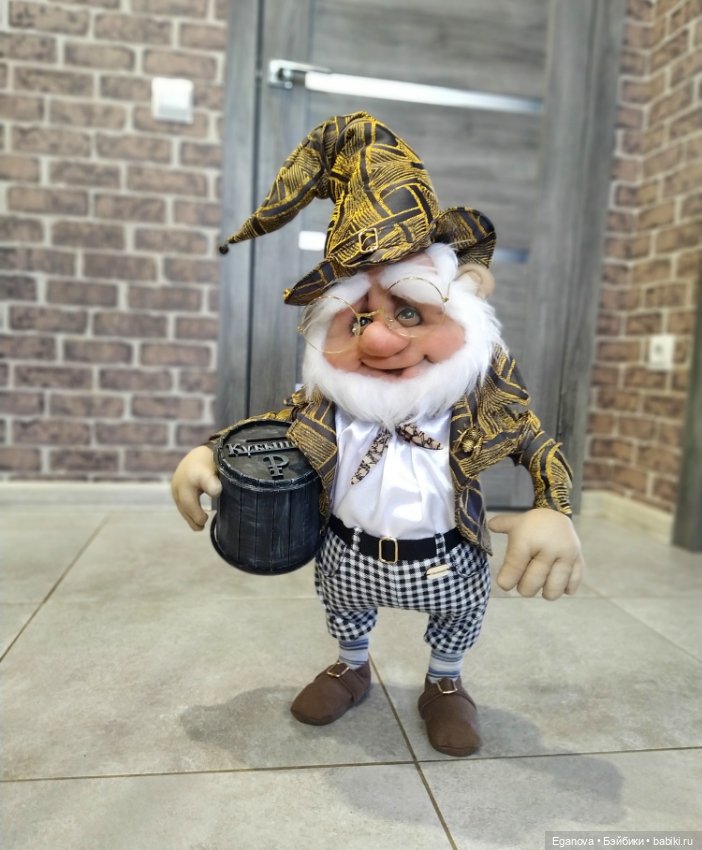 Добряк — Куклы из капрона и чулочной техники: авторские игрушки (фото 4)