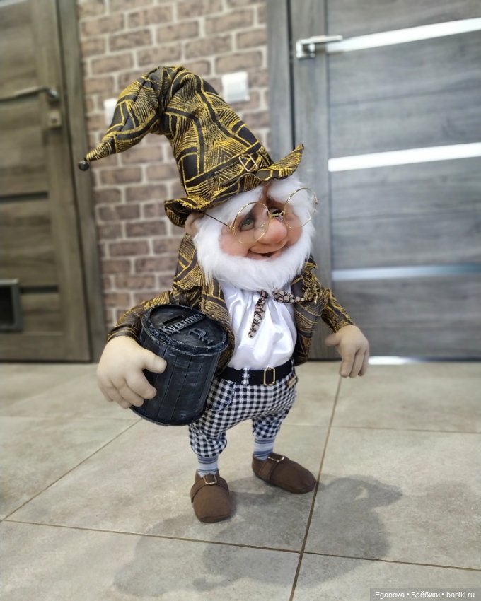 Добряк — Куклы из капрона и чулочной техники: авторские игрушки (фото 3)