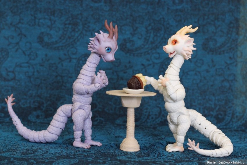 Дракончик — Авторские шарнирные куклы своими руками: лепка (фото 4)