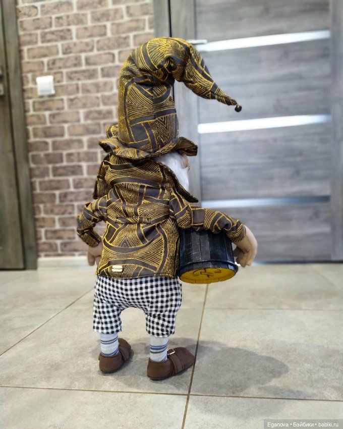 Добряк — Куклы из капрона и чулочной техники: авторские игрушки (фото 2)