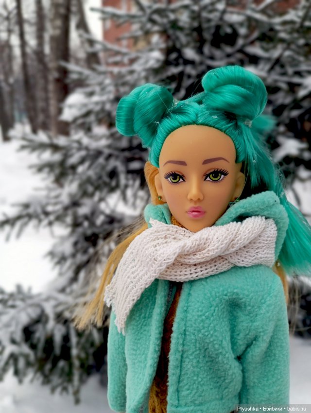 Зимняя Лидия и немного вечерней Москвы