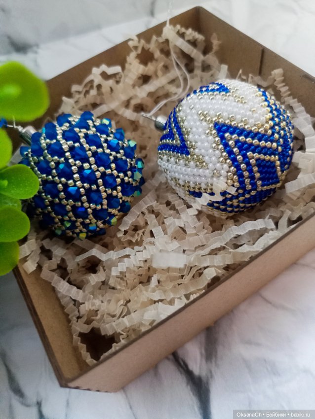 Игрушки на елку — Вышивка крестиком (фото 2)