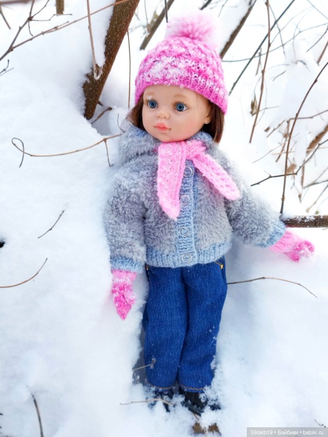 Прогулка в зимнем лесу — Одежда и обувь для кукол своими руками: фото (фото 6)