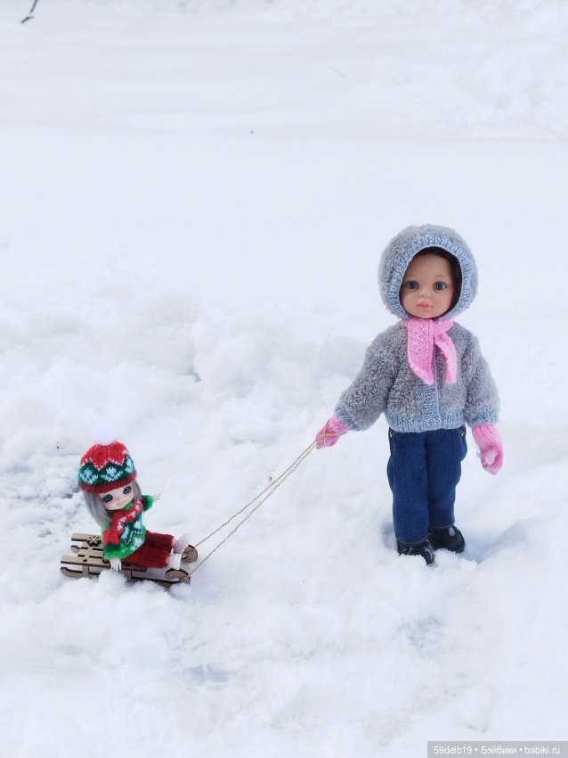 Прогулка в зимнем лесу — Одежда и обувь для кукол своими руками: фото