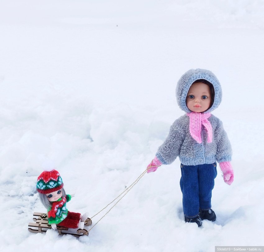 Прогулка в зимнем лесу — Одежда и обувь для кукол своими руками: фото