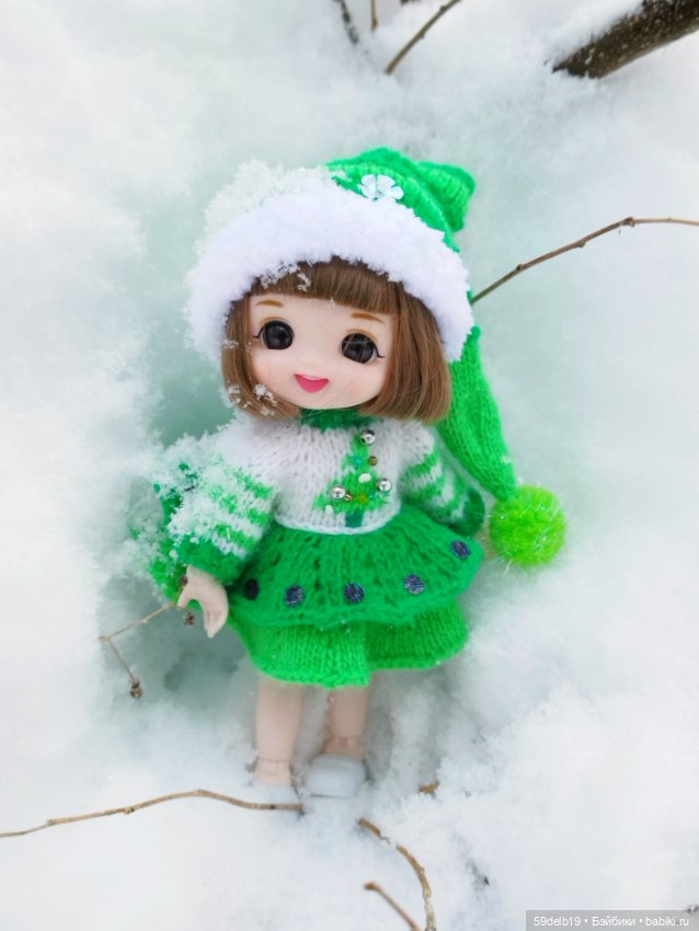 Прогулка в зимнем лесу — Одежда и обувь для кукол своими руками: фото (фото 4)