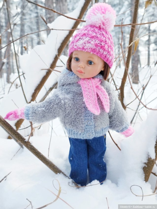 Прогулка в зимнем лесу — Одежда и обувь для кукол своими руками: фото (фото 8)