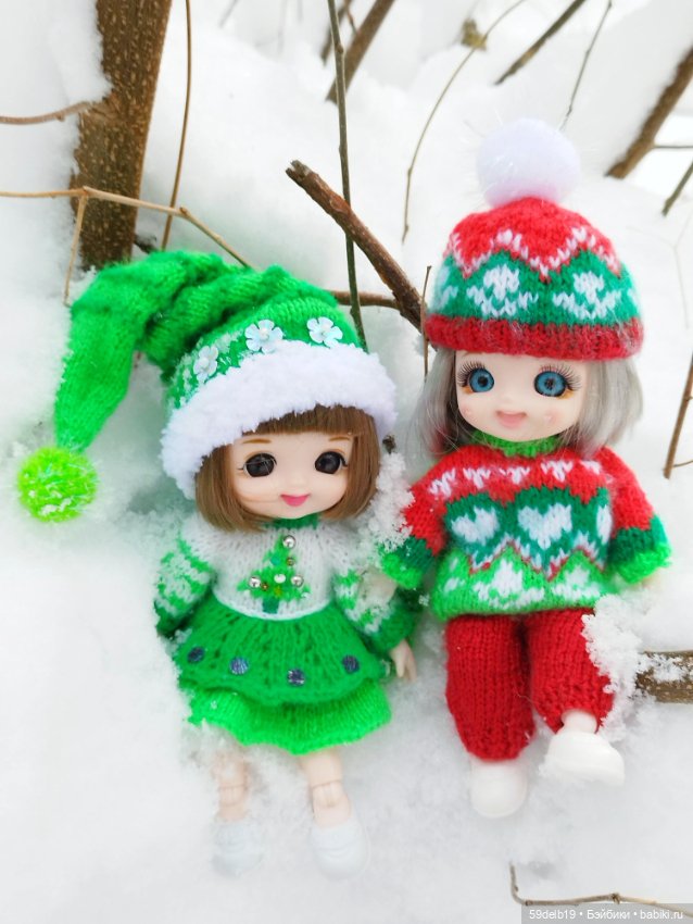 Прогулка в зимнем лесу — Одежда и обувь для кукол своими руками: фото (фото 5)