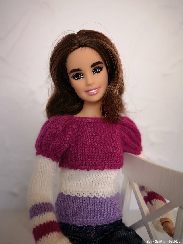 Теплые свитера для Барби — Куклы Barbie (Барби): Looks (фото 5)
