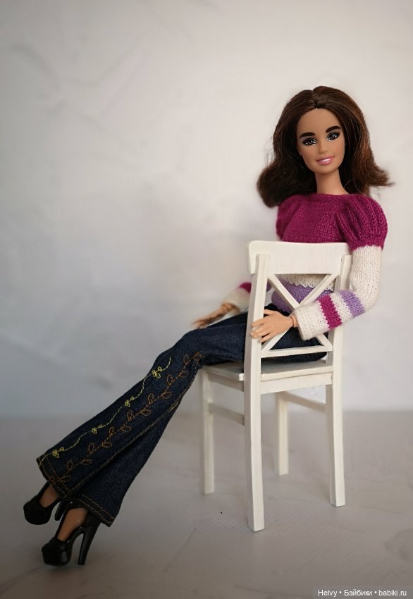 Теплые свитера для Барби — Куклы Barbie (Барби): Looks (фото 4)