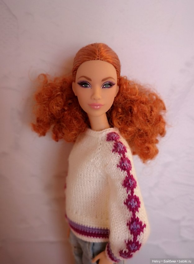 Теплые свитера для Барби — Куклы Barbie (Барби): Looks (фото 9)