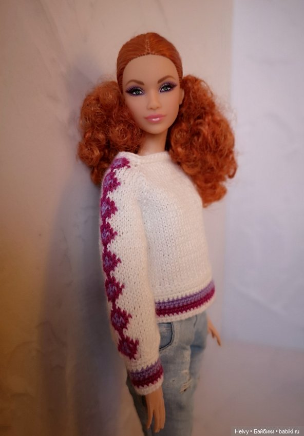 Теплые свитера для Барби — Куклы Barbie (Барби): Looks (фото 10)