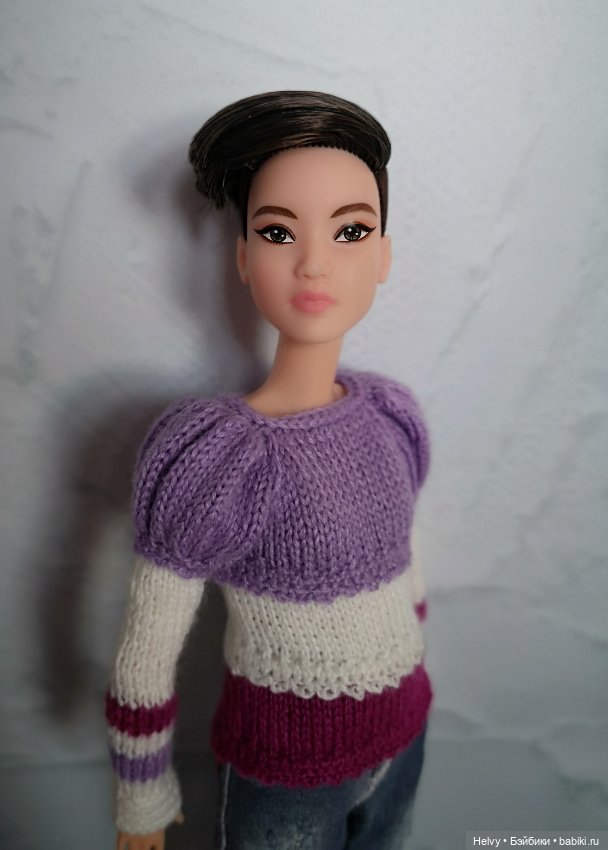 Теплые свитера для Барби — Куклы Barbie (Барби): Looks (фото 7)