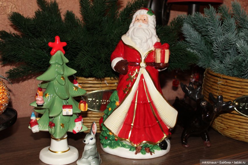 Фарфоровые новогодние фигурки (фото 9)