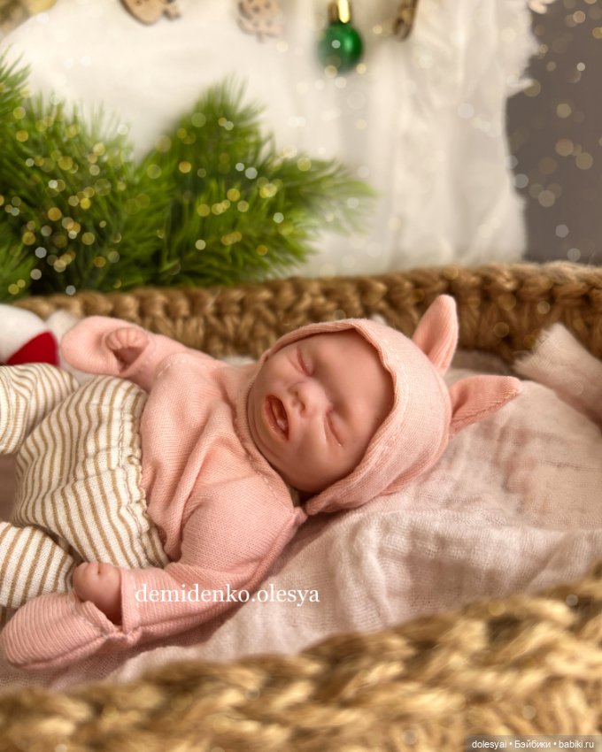 Плакса Эмилия — Авторские миниатюрные куклы: лепка (фото 4)