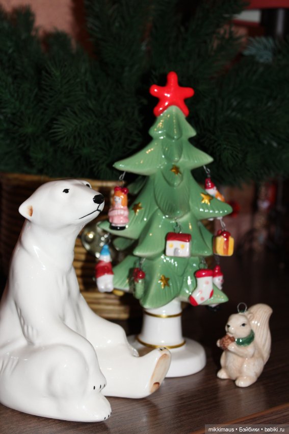 Фарфоровые новогодние фигурки