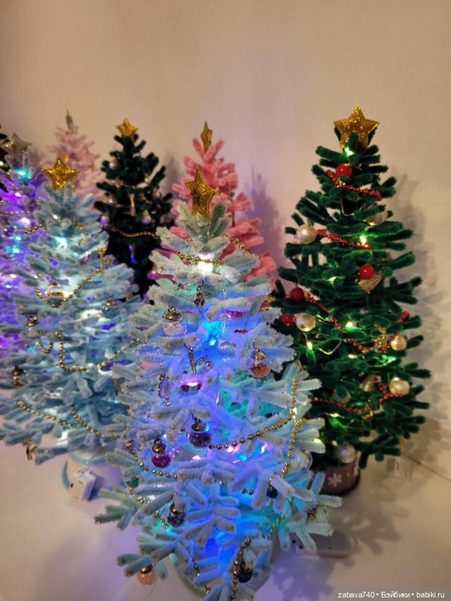 Разноцветный Новый год ! или Кто сказал что ёллочка должна быть зелёной