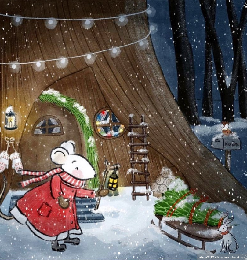 Для новогоднего настроения от художника Aleksandra Macvean