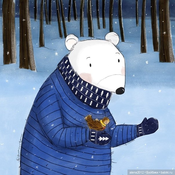 Для новогоднего настроения от художника Aleksandra Macvean