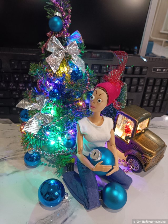 Предвкушении — Новый год и Рождество: праздничные фото кукол