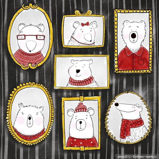 Для новогоднего настроения от художника Aleksandra Macvean