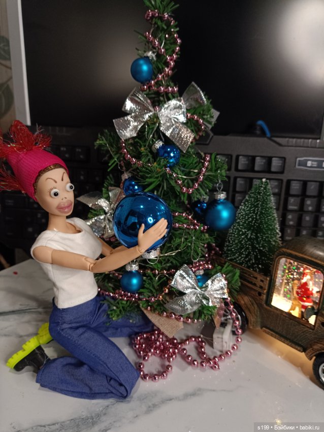 Предвкушении — Новый год и Рождество: праздничные фото кукол