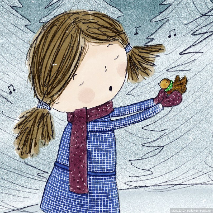 Для новогоднего настроения от художника Aleksandra Macvean