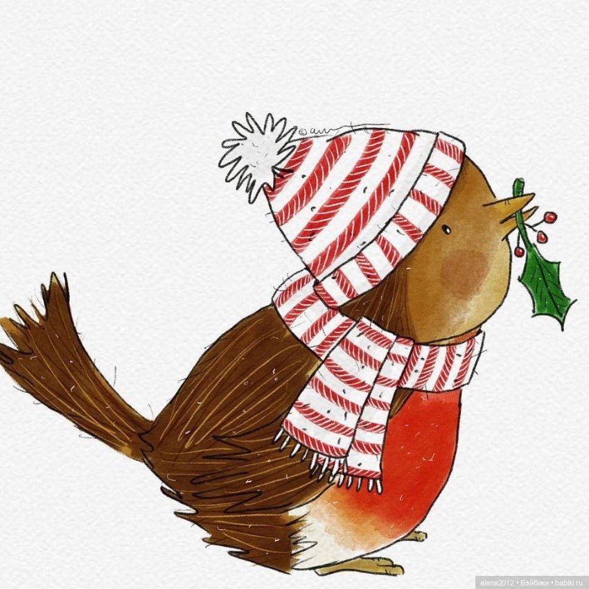 Для новогоднего настроения от художника Aleksandra Macvean