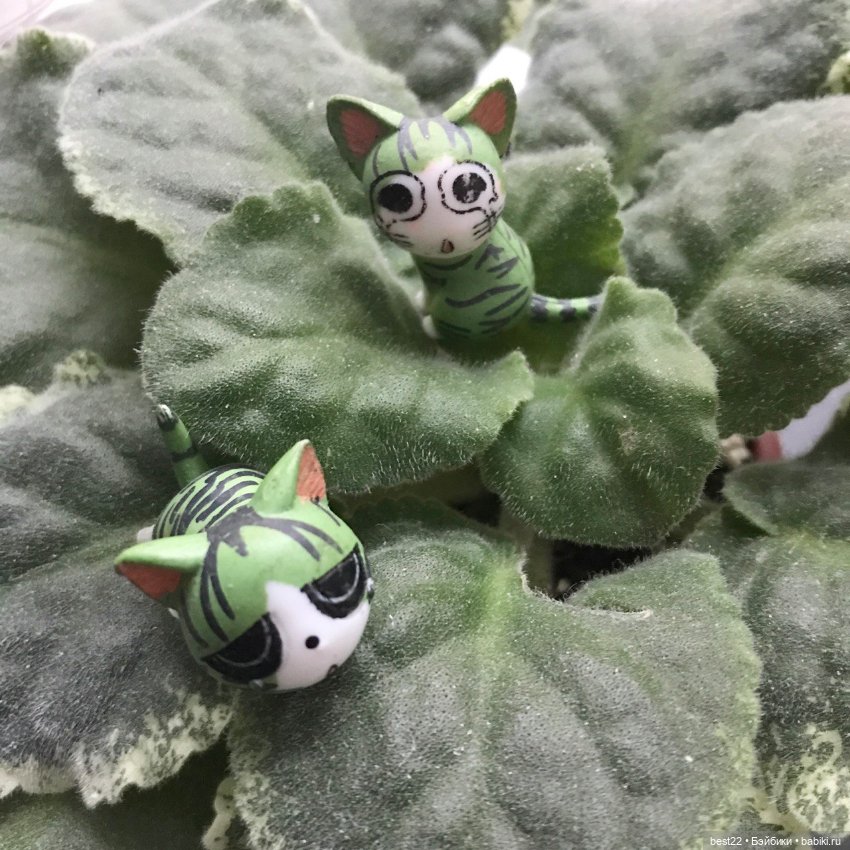 Зеленый кот — Коллекционные фигурки (разное): животные