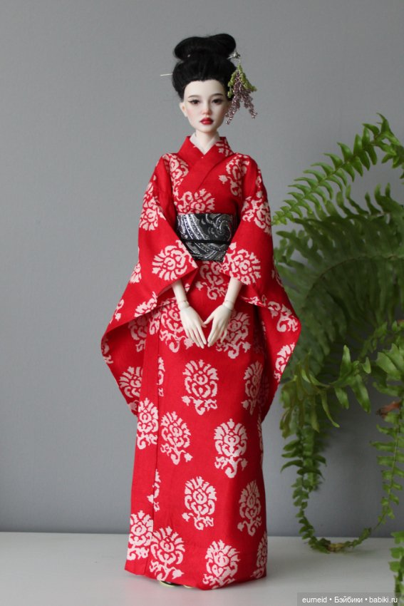 Кимоно для Йоко — Куклы Natalia Loseva (Наталья Лосева): авторские BJD (БЖД) (фото 7)