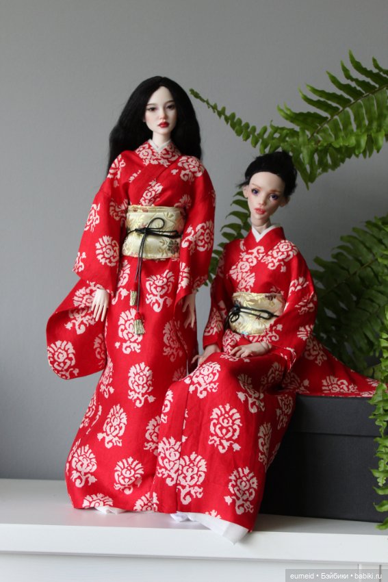 Кимоно для Йоко — Куклы Natalia Loseva (Наталья Лосева): авторские BJD (БЖД) (фото 9)