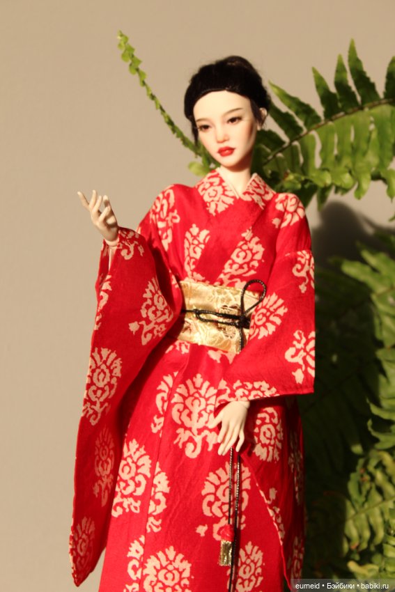 Кимоно для Йоко — Куклы Natalia Loseva (Наталья Лосева): авторские BJD (БЖД)