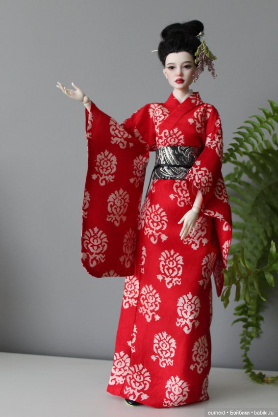 Кимоно для Йоко — Куклы Natalia Loseva (Наталья Лосева): авторские BJD (БЖД) (фото 4)