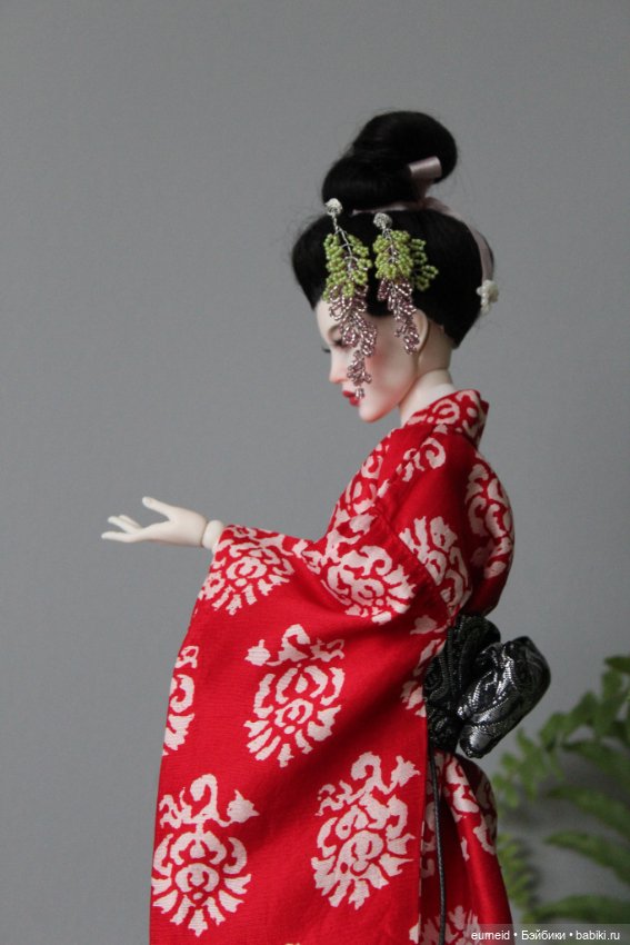 Кимоно для Йоко — Куклы Natalia Loseva (Наталья Лосева): авторские BJD (БЖД) (фото 6)