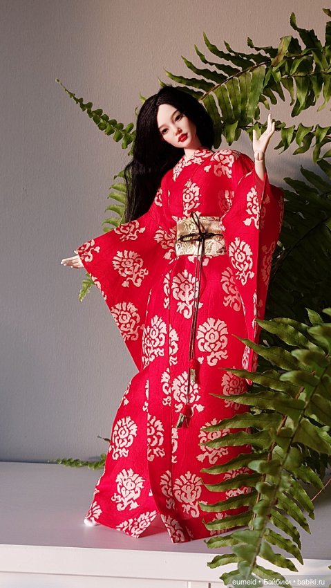 Кимоно для Йоко — Куклы Natalia Loseva (Наталья Лосева): авторские BJD (БЖД)