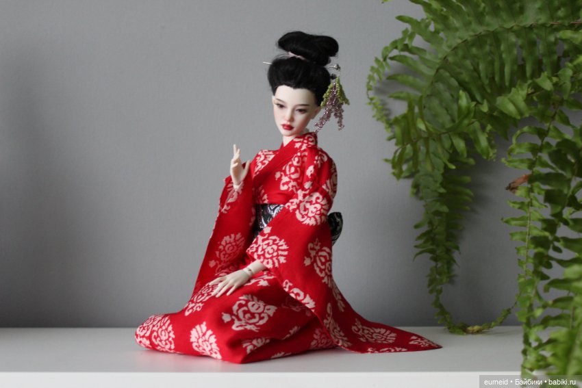 Кимоно для Йоко — Куклы Natalia Loseva (Наталья Лосева): авторские BJD (БЖД) (фото 2)