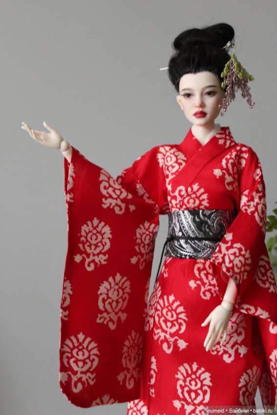 Кимоно для Йоко — Куклы Natalia Loseva (Наталья Лосева): авторские BJD (БЖД) (фото 5)