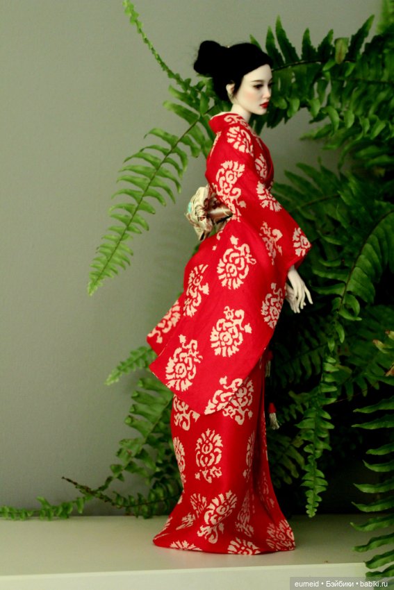 Кимоно для Йоко — Куклы Natalia Loseva (Наталья Лосева): авторские BJD (БЖД)