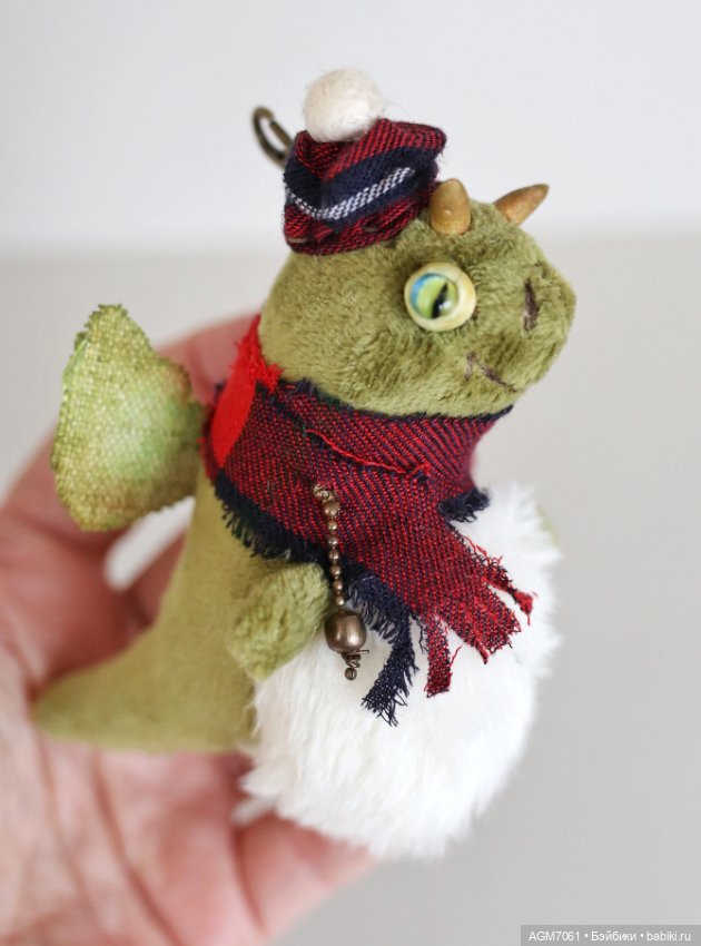 Дракоши/ Символ года — Текстильные игрушки и примитивы: кофейные (фото 4)